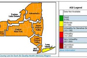 Air Quality Alert Issued For Hudson Valley, Long Island Due To Canadian Wildfire Smoke
