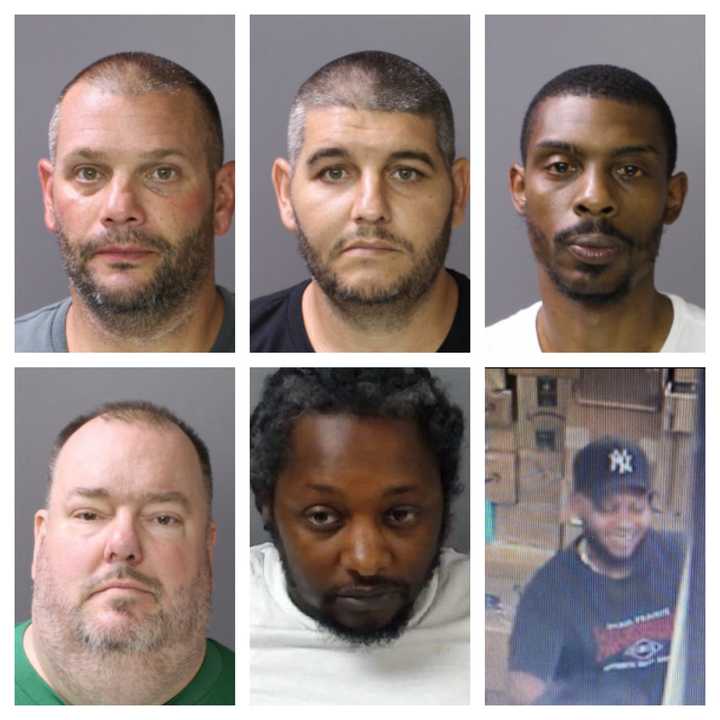 Six men were charged in an elaborate drug smuggling operation between California and Bucks County.