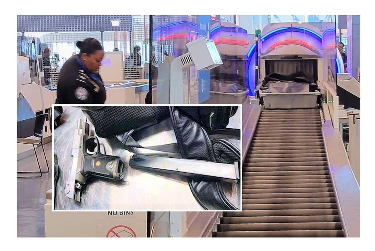 Holiday Traveler Packed Handgun, 30 Rounds In CarryOn TSA Newark