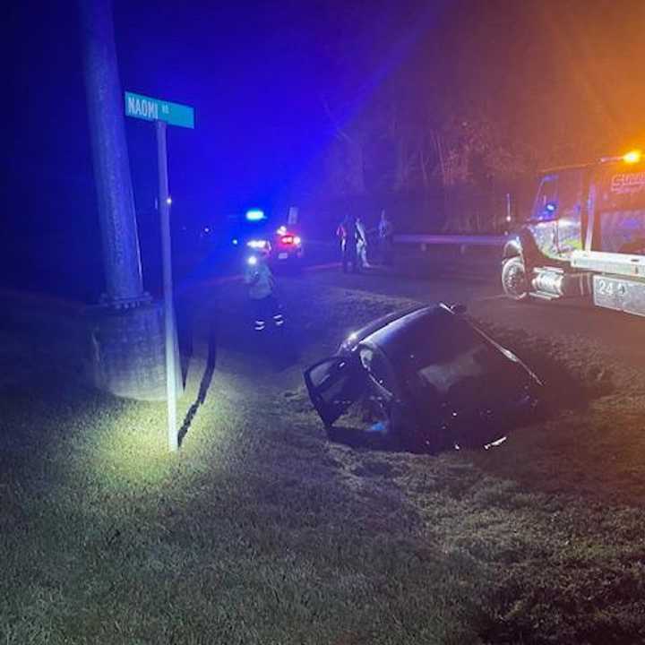 The scene of the Stafford County crash.