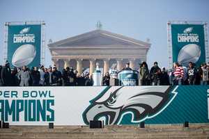 Eagles Fans Cheer As Camden County School District Closes For Super Bowl Parade