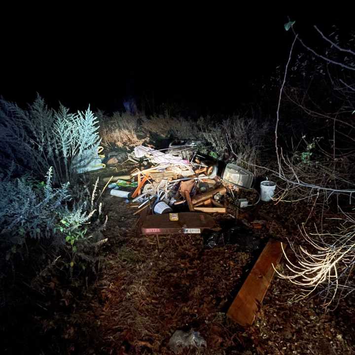 Authorities released an image of the discarded waste in Brewster. 