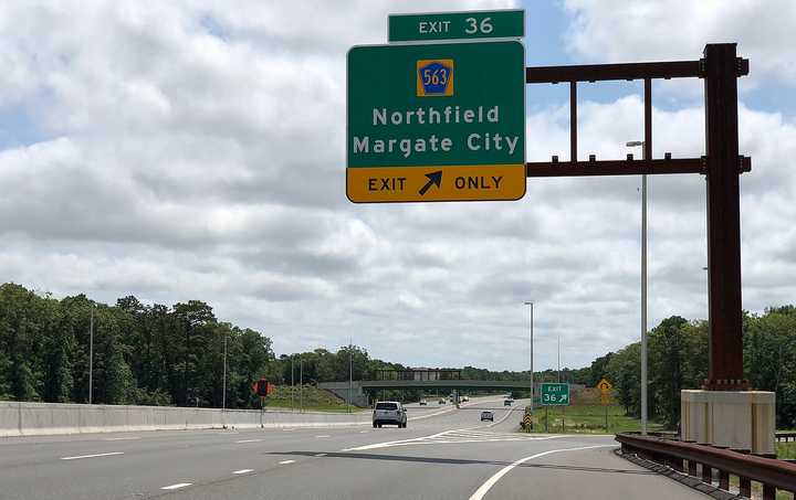 Exit 36 on the Garden State Parkway in Egg Harbor Township, NJ.