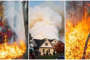 Wildfire That Threatened 15 Evesham Township Homes Nearly Extinguished, Firefighters Say