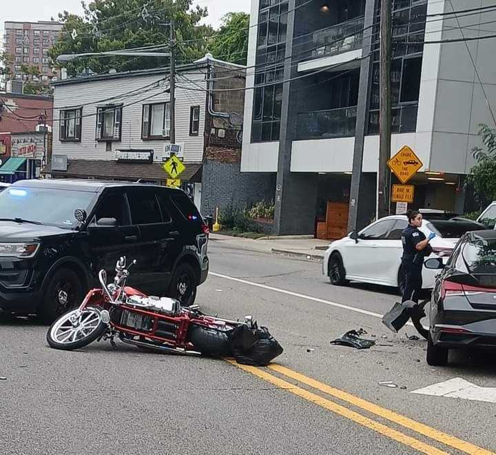 Edgewater motorcycle crash Friday, Sept. 27.