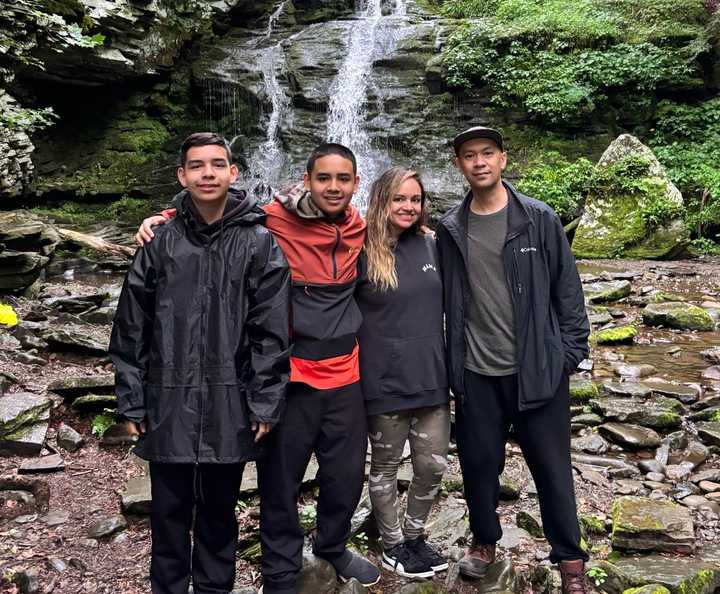 Lloyd and Carol Luistro with their sons, Daniel and Max.