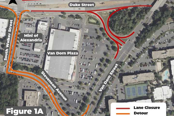 Drivers, Pedestrians Facing Lengthy Road Closures Due To Development Project In Alexandria