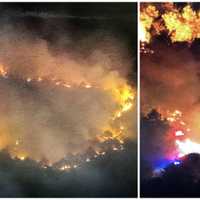 <p>The Fishers Pit Wildfire in Berkeley Township, NJ, on September 9, 2024.
  
</p>