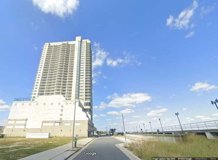 The oceanfront near Flagship Resort in Atlantic City, NJ.