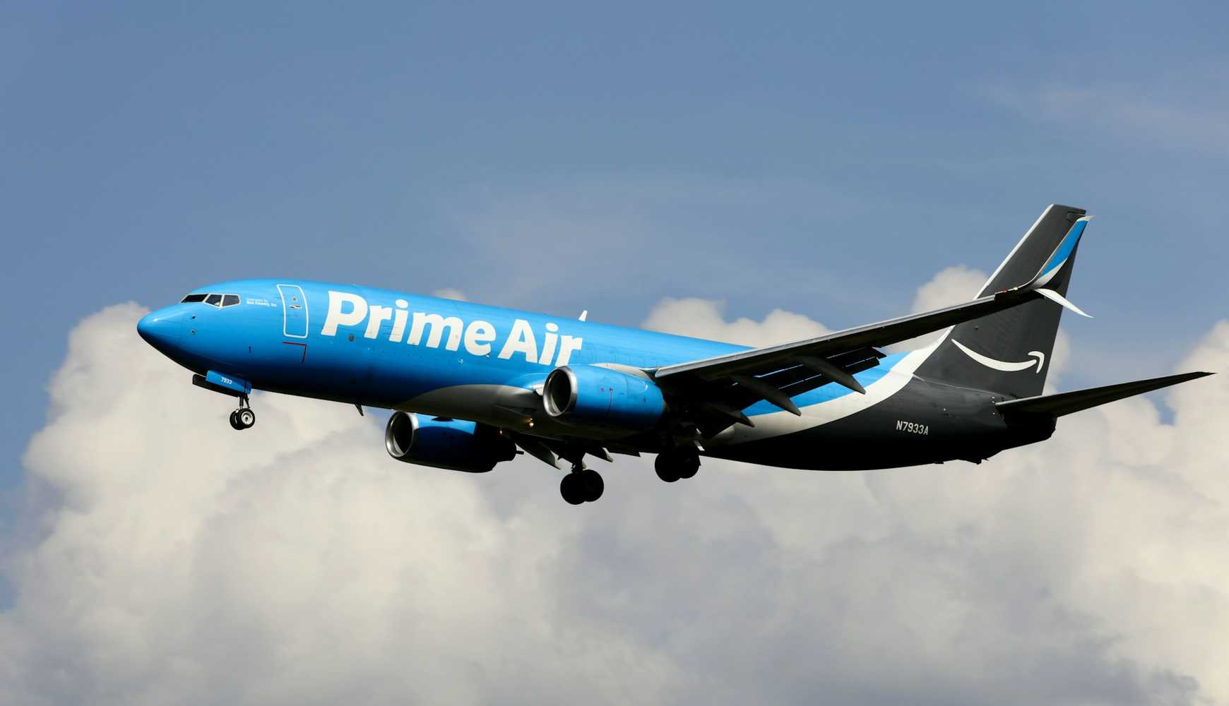 
A plane for Prime Air, a cargo airline owned by Amazon.
