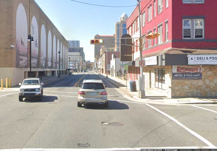 The intersection of Pacific and Georgia avenues in Atlantic City, NJ.