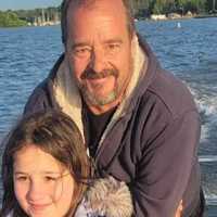 <p>Cory Houston, and his youngest daughter Ella who was serious injuries in a hit-and-run. </p>