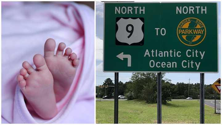 A baby girl named Amelia was born on the side of the Garden State Parkway in Upper Township, NJ, on November 21, 2024.