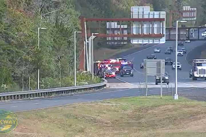 Vehicle Crashes, Rolls Over Near I-195 Exit Of Garden State Parkway On Jersey Shore: NJDOT