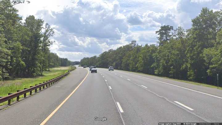 The Garden State Parkway South near milepost 46.6 in Port Republic, NJ.