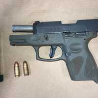 <p>Police reportedly found a gun during a routine traffic stop in Bethpgae.  </p>