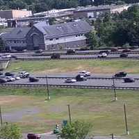 <p>A crash near exit 116 on the northbound express lanes of the Garden State Parkway in Holmdel, NJ.</p>