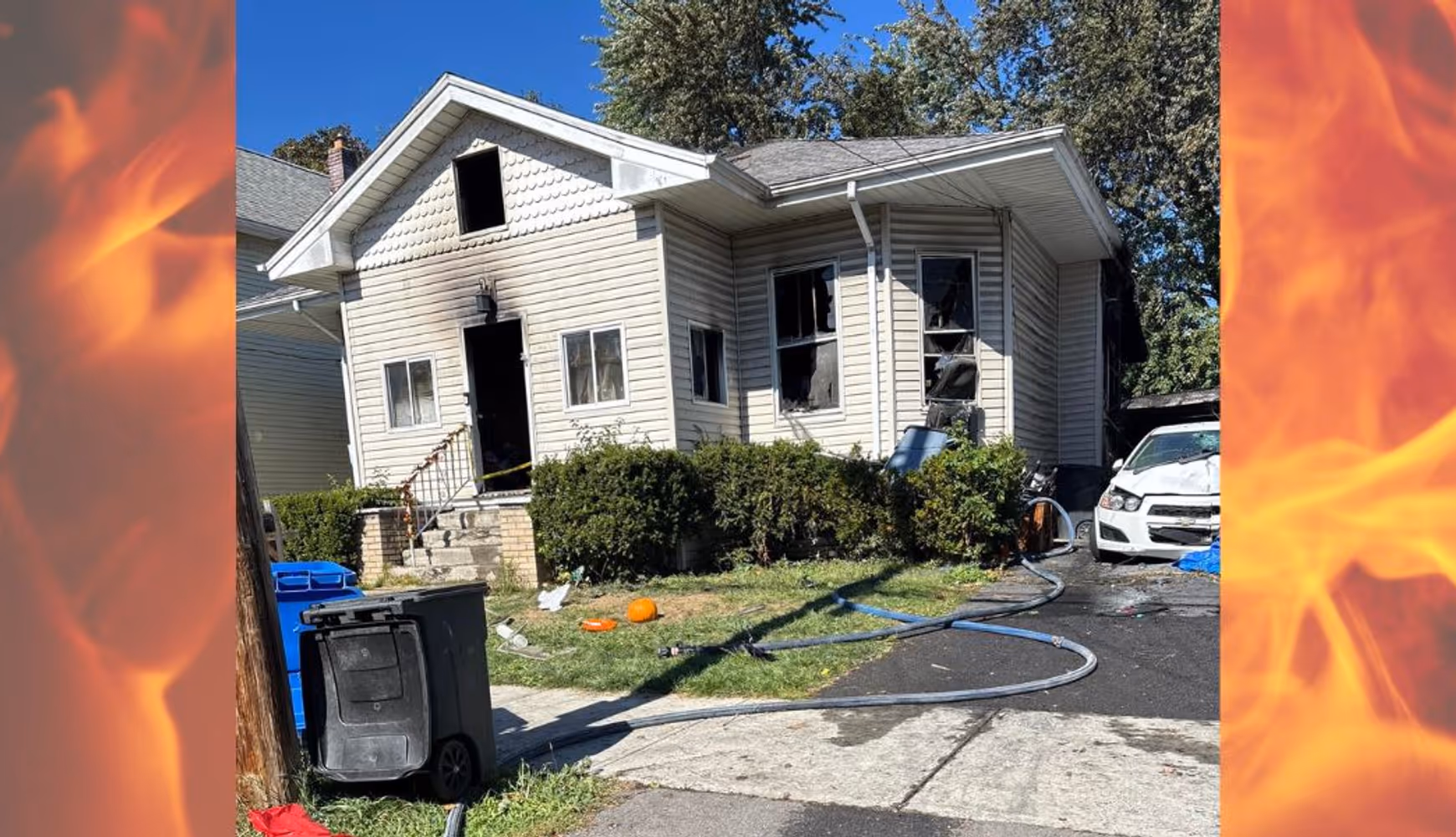 The aftermath of a fire that killed three children and two adults at a home on Twiller Street in Albany on Monday morning, Oct. 6. 
 
The aftermath of a fire that killed three children and two adults at a home on Twiller Street in Albany on Monday morning, Oct. 6.