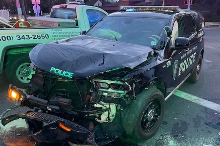 New Milford Officer Injured In 3-Car Crash While Responding To Emergency: Police