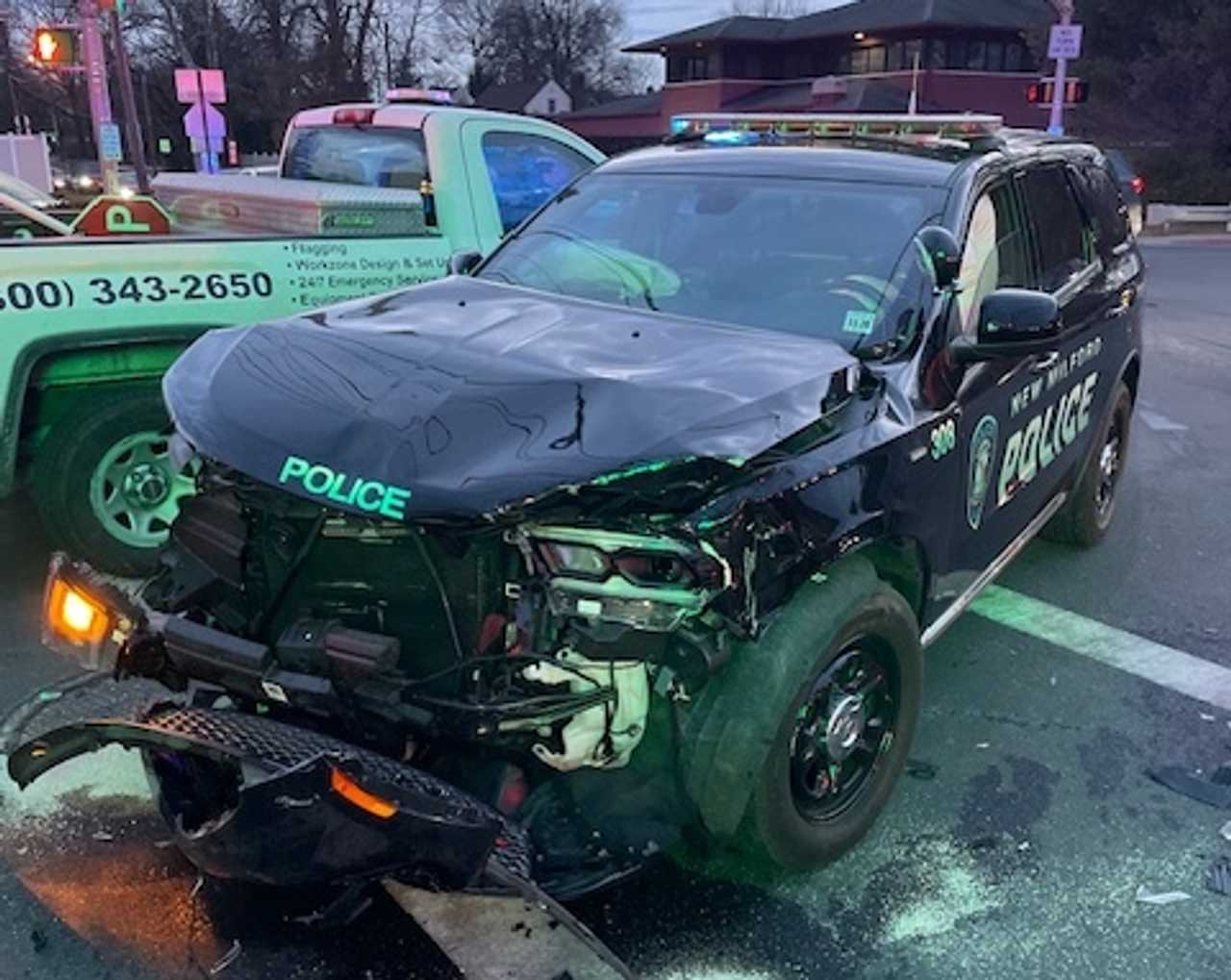 New Milford Officer Injured In 3Car Crash While Responding To