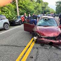 Repeat DWI Driver Flips Car, Wrecks 4 Parked Vehicles On Route 9W: Cops