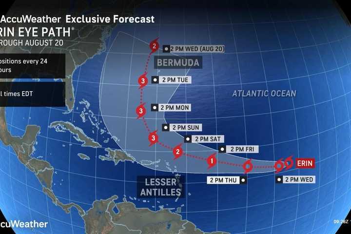 Erin Intensifying Over Atlantic, Could Threaten These Parts Of US East Coast