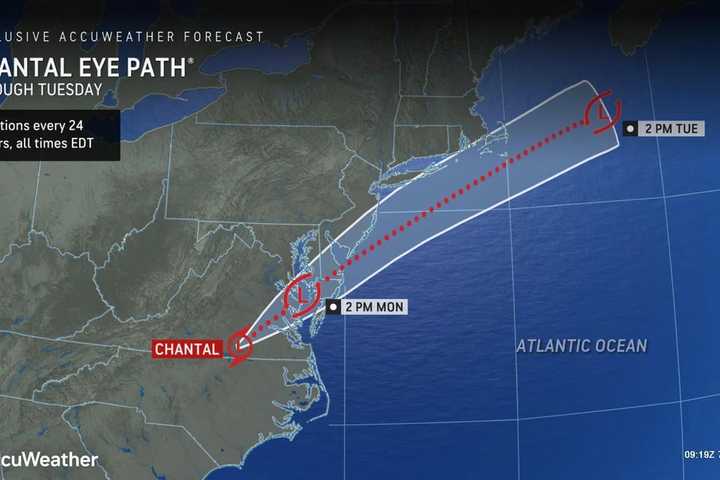 Chantal’s Remnants Will Bring Downpours, Possible Localized Flooding