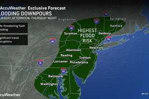 Flash Flood Risk Rises Across Northeast Corridor With More Heavy Rain Coming