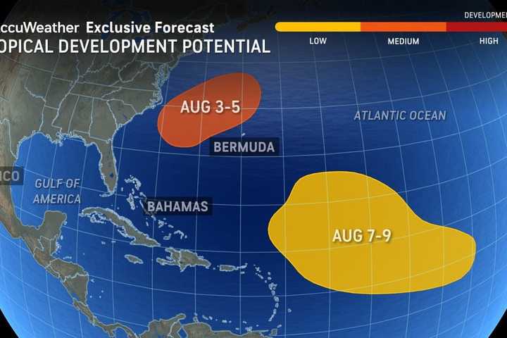 Separate Chances For Tropical Development Emerging In Atlantic