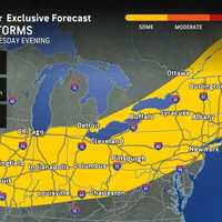 Severe Storms With Damaging 65 MPH Winds Will Follow Dangerous Heat Wave