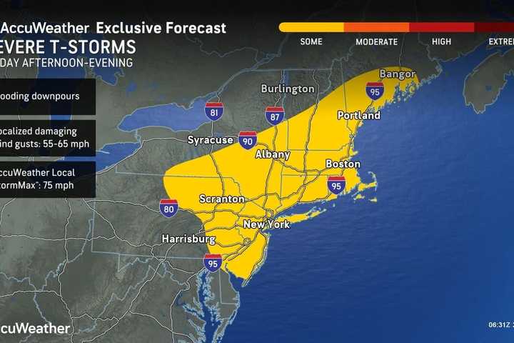 Cold Front To Spark Severe Storms With 65 MPH Wind Gusts After 100-Degree Heat Index