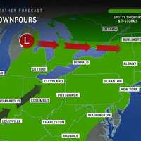 Change In Weather Pattern Will Bring Days Of Downpours, Shift In Temps: 5-Day Forecast