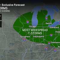 <p>On Saturday, July 26, thunderstorms are expected to generate strong winds, stretching from northern and central Illinois to the coastal regions of southern New Jersey, Delaware, and Maryland.
  
</p>