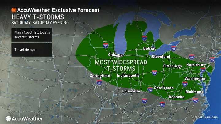 Scorching 100-Degree Heat Index Will Be Followed By Severe Storms With ...