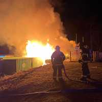 <p>At the Preakness Country Club fire.</p>