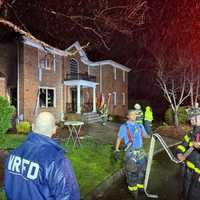 Crews Battle Blaze At New Rochelle Home Amid Wintry Weather (PHOTOS)