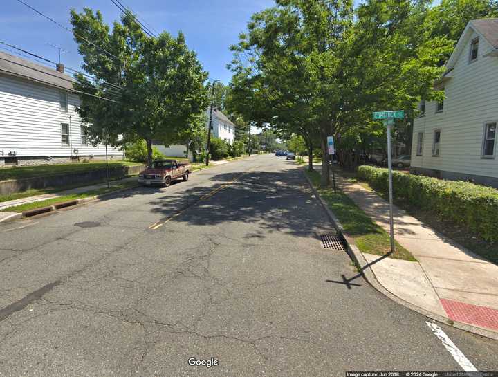 The intersection of Jones Avenue and Comstock Street in New Brunswick, NJ.