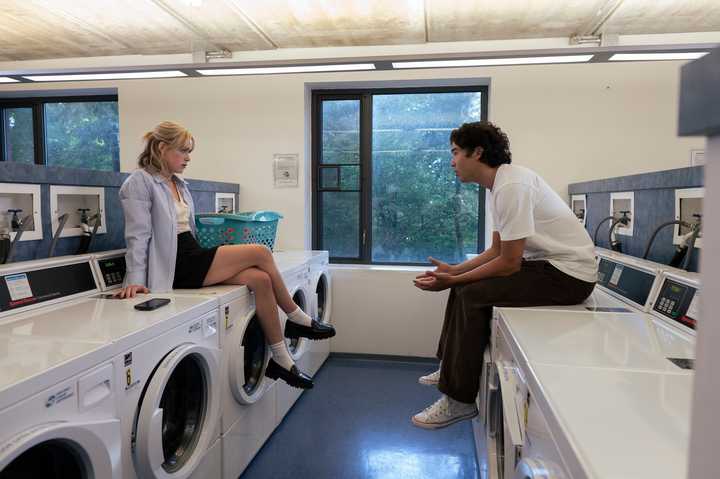 Kiernan Shipka and Nico Hiraga in "Sweethearts."