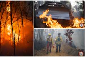 Wildfire Near NJ Golf Course Fully Contained, Smoke Lingers After Days Of Tense Battles