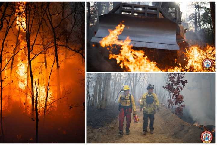 Wildfire Near NJ Golf Course Fully Contained, Smoke Lingers After Days Of Tense Battles