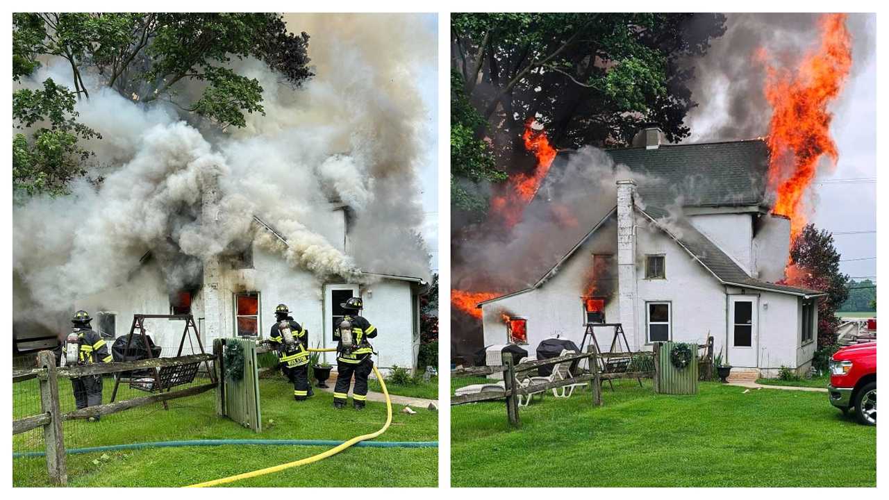 Chester County House Fire, 'Possible Explosion' Sends Pair To Hospital