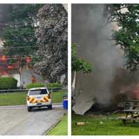 <p>Scenes from the Limestone Road fire on May 19. </p>