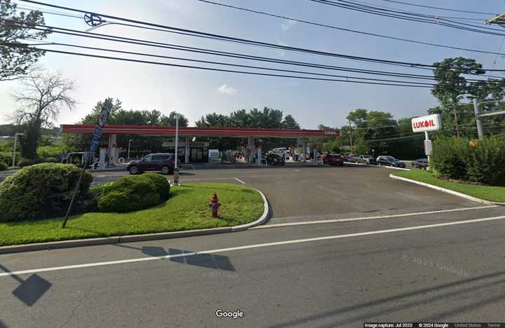 The Lukoil gas station in Maple Shade, NJ.