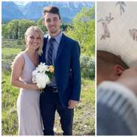 <p>Madeline Gaudreau, widow of husband Matthew Gaudreau, gave birth to the couple's son Tripp Matthew.</p>