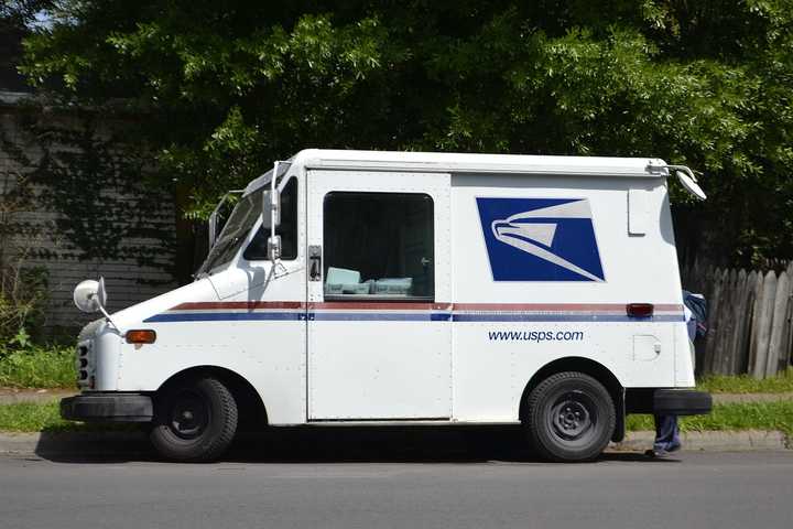 USPS Truck Swerves, Hits Wall While Avoiding Collision In Westchester