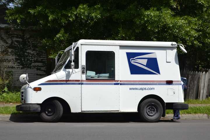 A USPS truck. 