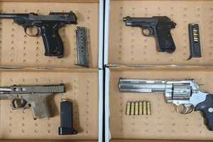 5 From Region Nabbed On Weapons Charges During Stop