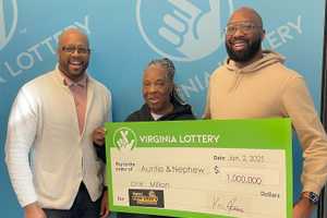 Winning Ticket, Winning Family: Ashburn Nephew Shares $1M Raffle Prize With Aunt