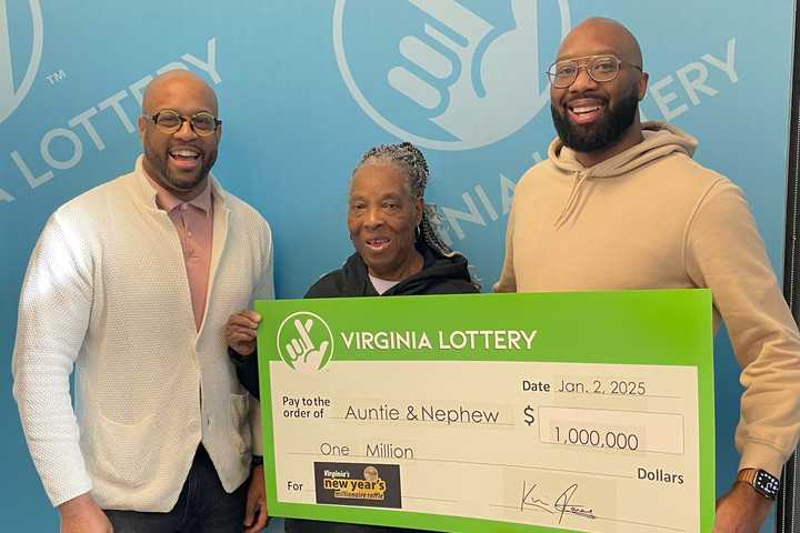 Winning Ticket, Winning Family: Ashburn Nephew Shares $1M Raffle Prize With Aunt