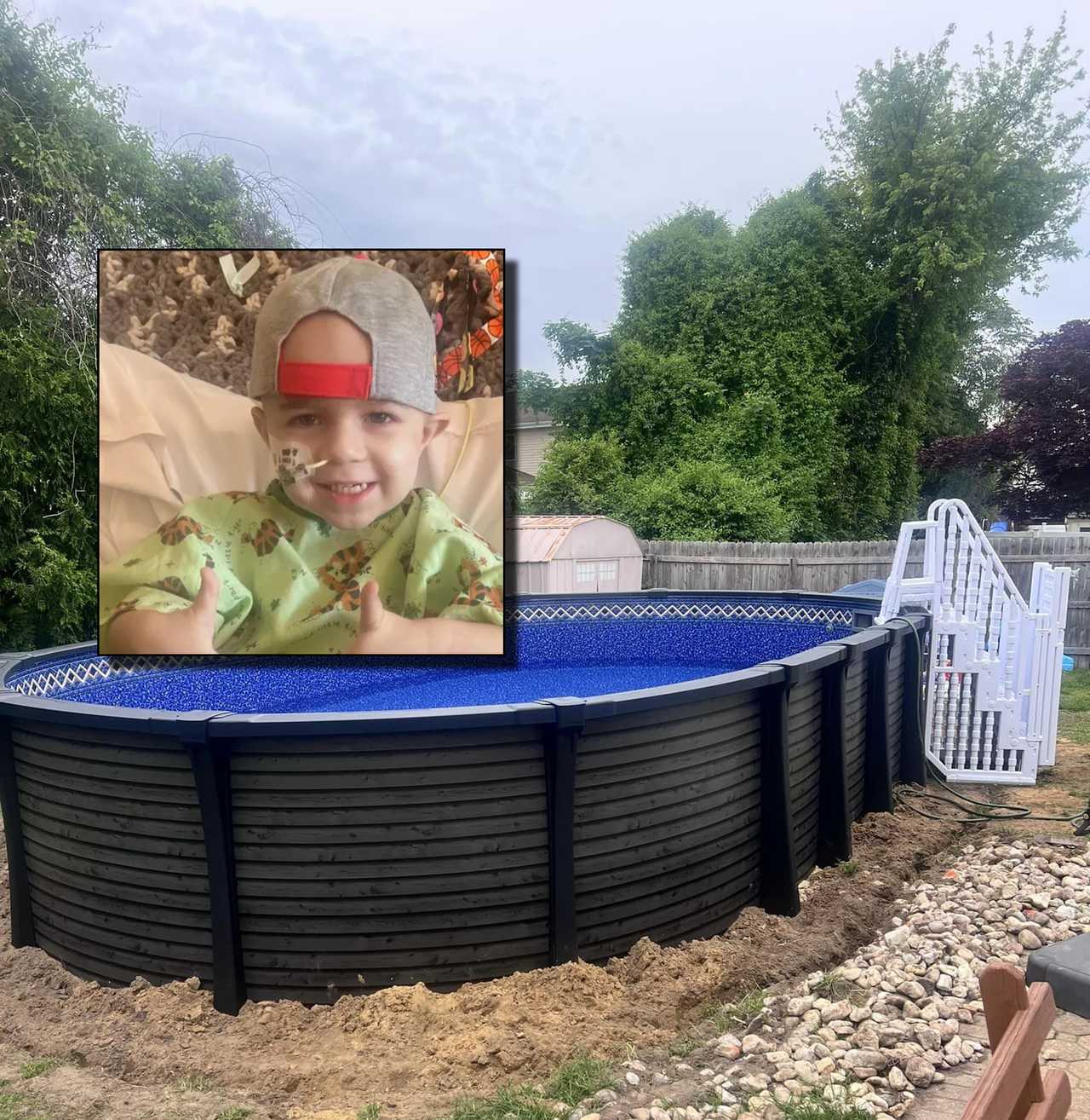 Central Jersey Toddler Battling Brain Cancer Receives New Pool In Time For Summer Edgewater